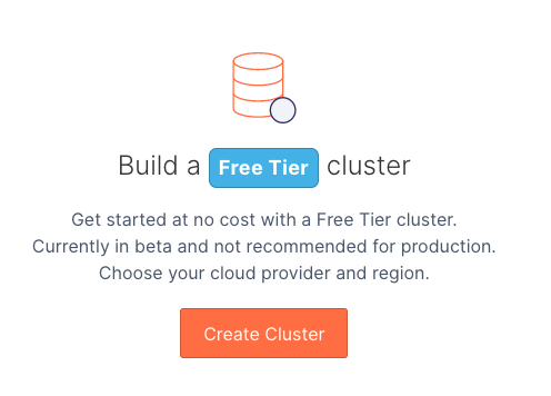 Provision a free tier Yugabyte Cloud cluster in beta