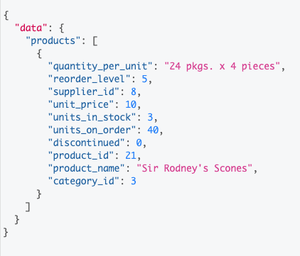where clause output hasura yugabytedb gke example