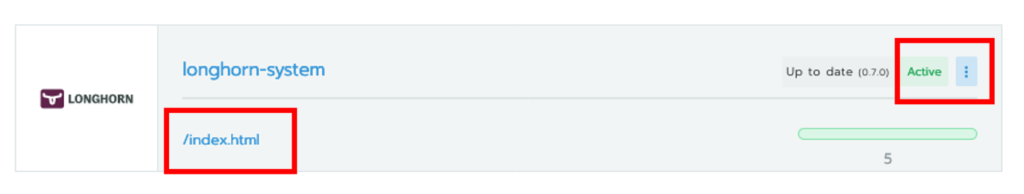 access the Longhorn UI by clicking on the index dot html link distributed sql longhorn blog