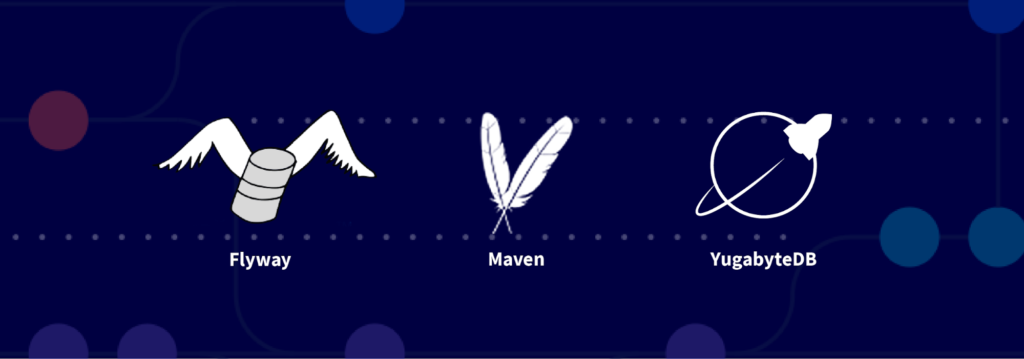 Logo Wall - Version Control for Distributed SQL with Flyway’s Maven Plugin Blog Post