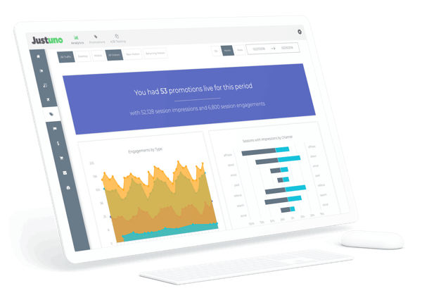 Justuno runs on YugabyteDB distributed sql database