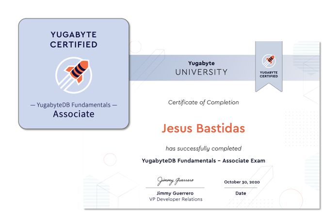 YugabyteDB Certification