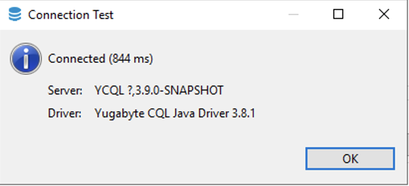 Test the Connectivity for Yugabyte Cluster