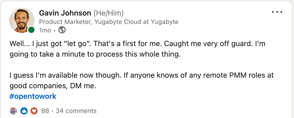 Gavin Johnson LinkedIn Page Image