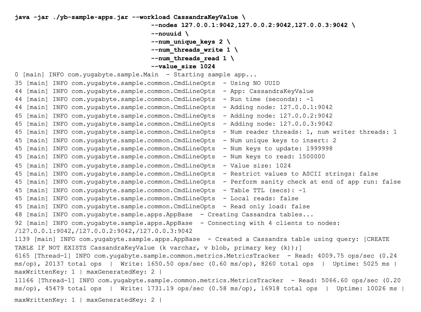 Reads in YugabyteDB Code Block Image 3