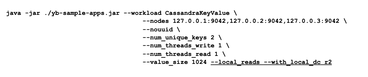 Reads in YugabyteDB Code Block Image 7