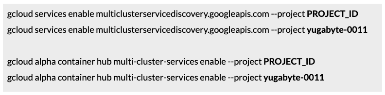 Enable the MCS discovery API and Services