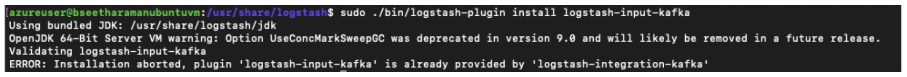Configuring an Elasticsearch sink.