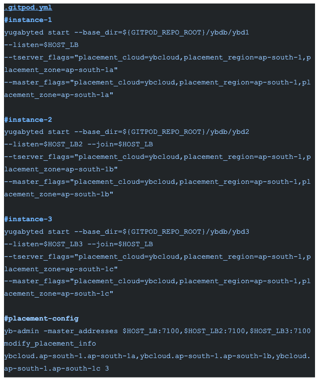 Log aggregation with a YugabyteDB cluster.