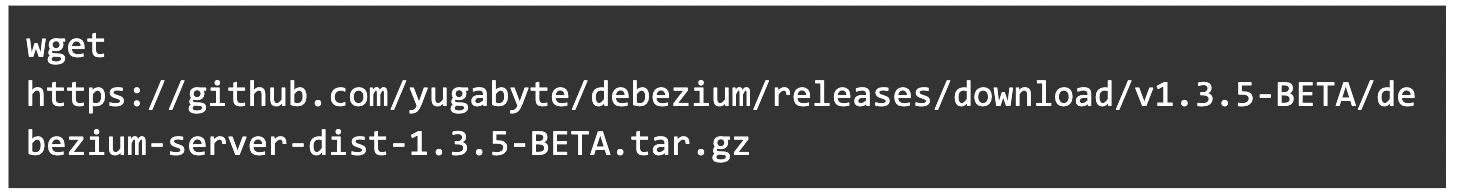 Compile Debezium Server for Change Data Capture