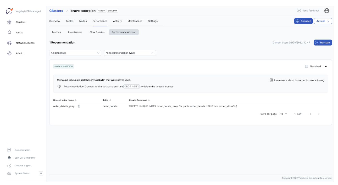 Improve your Indexing Strategy with Intelligent Suggestions