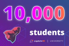 Celebrating 10,000 Students Enrolled in Yugabyte University!