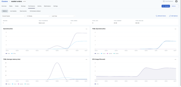 Performance metric screen two