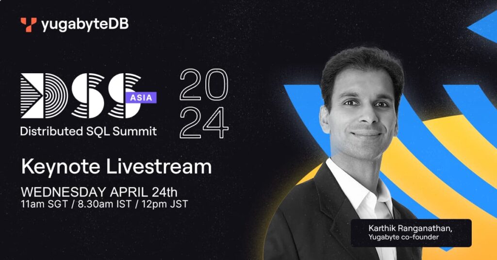 Keynote with Karthik Ranganathan - DSS Asia 2024