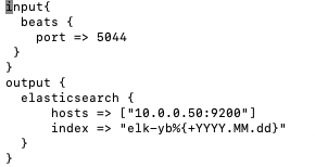 yugabyte.conf without a Grok filter