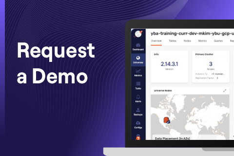 Request a Demo - YugabyteDB database