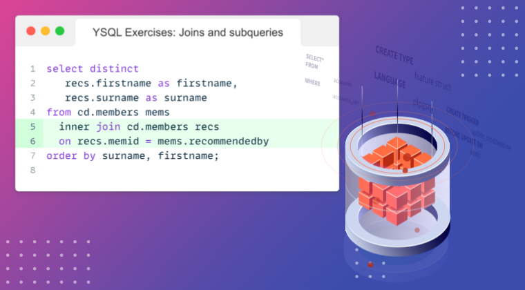YSQL Exercises: Joins and subqueries