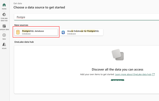 Choose a data source