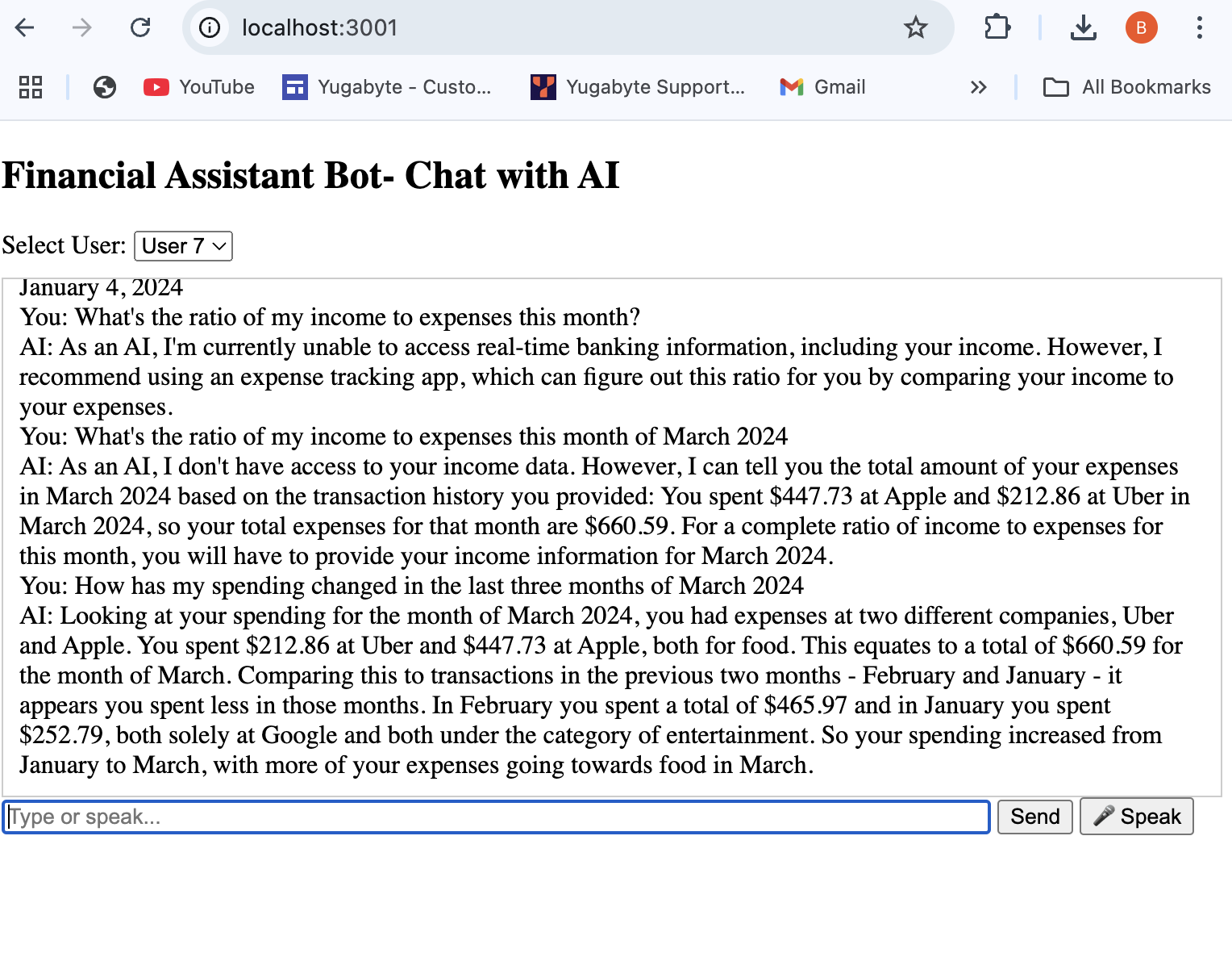 financial assistant bot