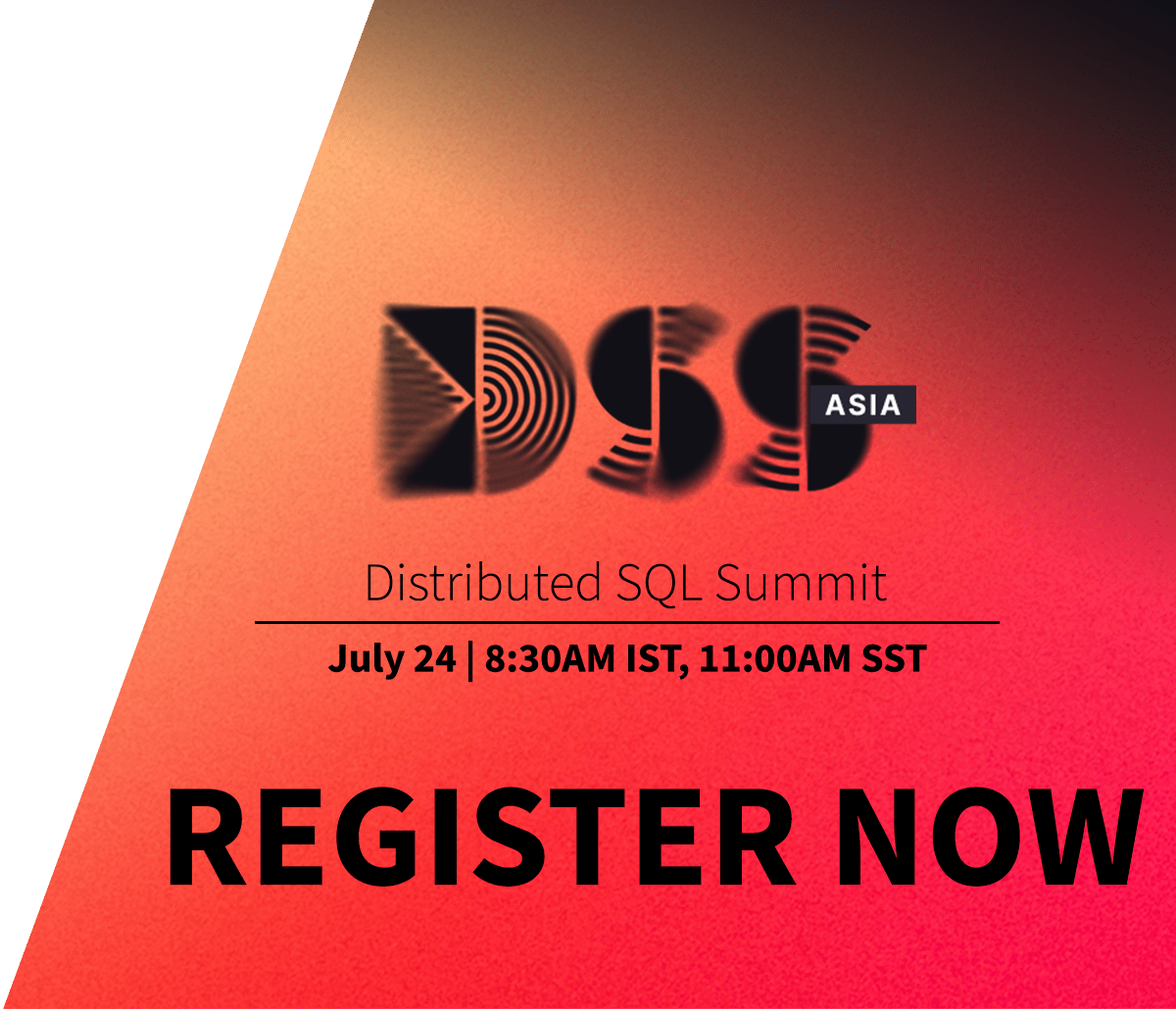 Distributed SQL Summit Asia 2025