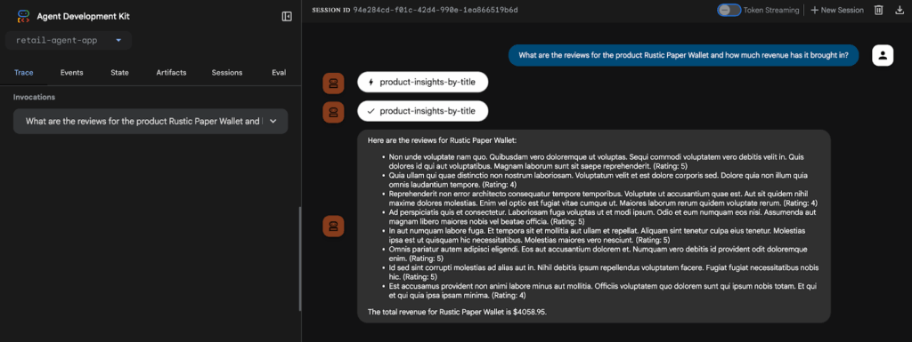 ADK Agent output prompt 2