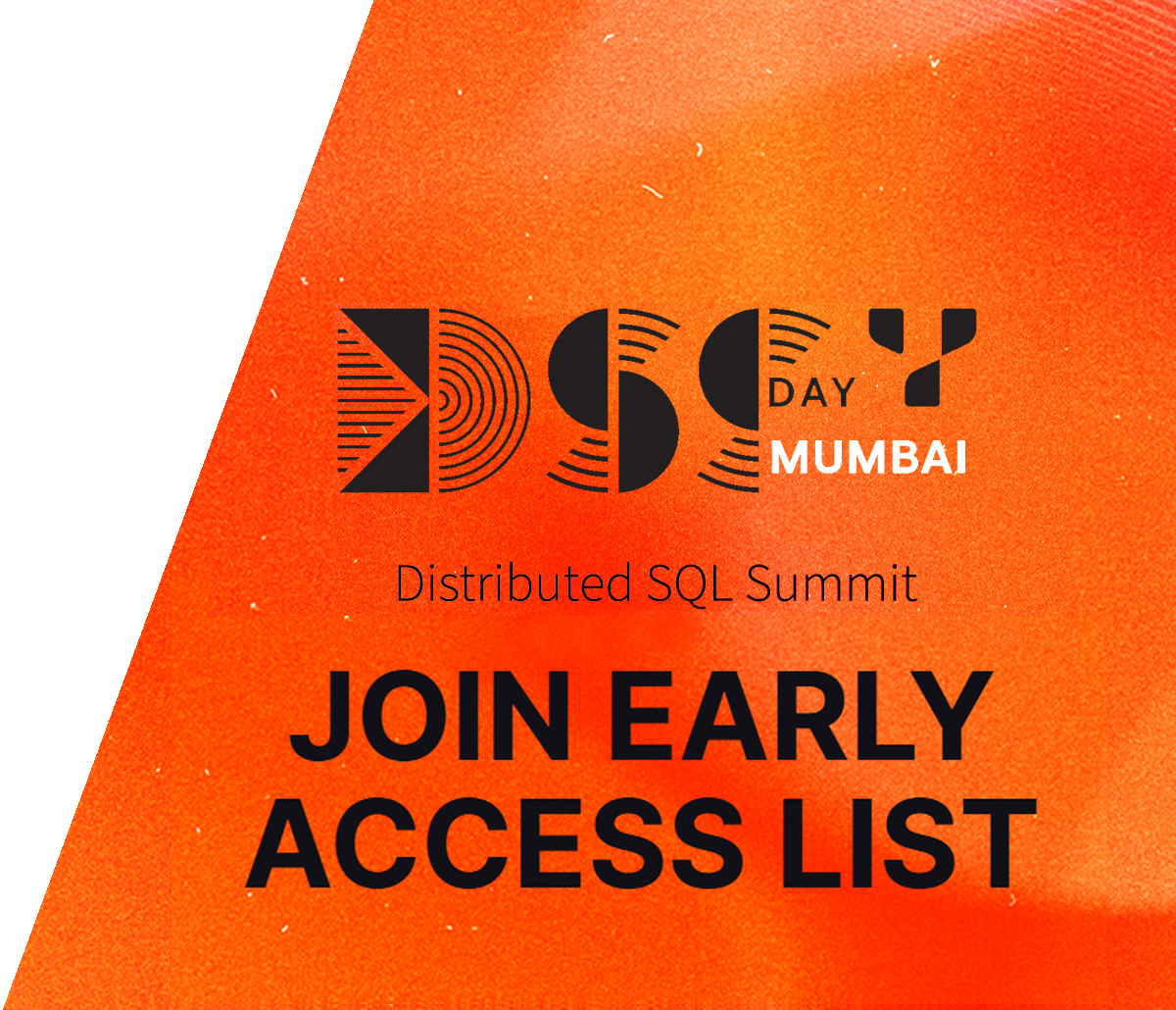 Distributed SQL Summit Mumbai 2026