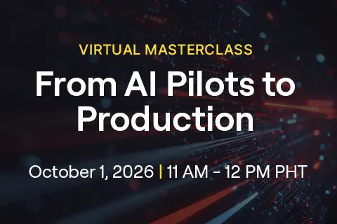 Virtual Masterclass Form AI Pilots to Production